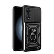For OPPO A58 4G Global Sliding Camera Cover Design TPU+PC Phone Case(Black) - free shipping - PMC TechLife - Order now!