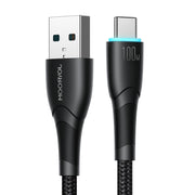 JOYROOM SA32-AC6 Starry Series 100W USB to USB-C / Type-C Fast Charging Data Cable, Length:1m(Black)