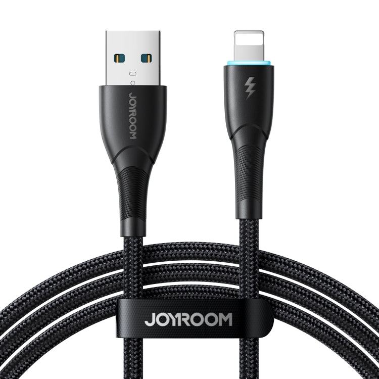 JOYROOM SA32-AL3 Starry Series 3A USB to 8 Pin Fast Charging Data Cable, Length:1m(Black)
