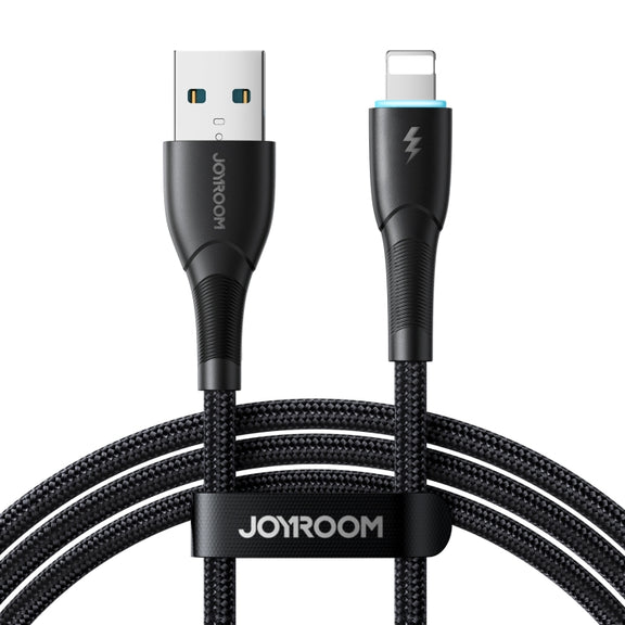 JOYROOM SA32-AL3 Starry Series 3A USB to 8 Pin Fast Charging Data Cable, Length:1m(Black)