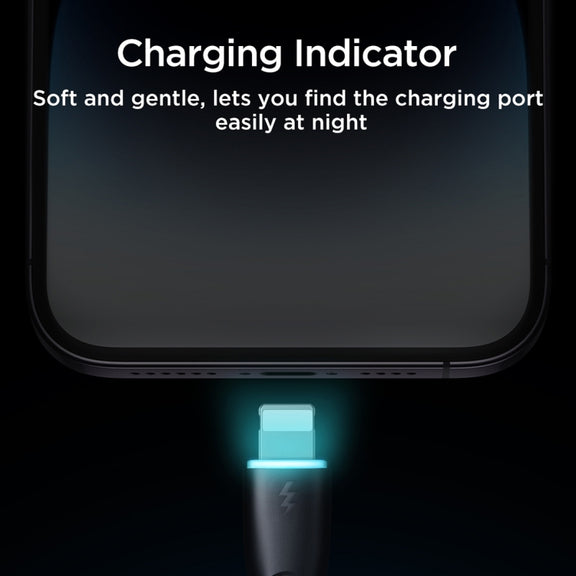 JOYROOM SA32-AL3 Starry Series 3A USB to 8 Pin Fast Charging Data Cable, Length:1m(Black)