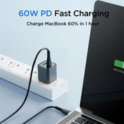 JOYROOM SA32-CC3 Starry Series 60W USB-C / Type-C to USB-C / Type-C Fast Charging Data Cable, Length:1m(Black)