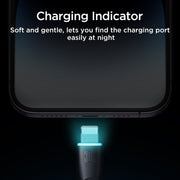 JOYROOM SA32-CL3 Starry Series 30W USB-C / Type-C to 8 Pin Fast Charging Data Cable, Length:1m(Black)