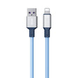 WK WDC-17 2.4A USB to 8 Pin Silicone Data Cable, Length: 1.2m(Blue) - free shipping - PMC TechLife - Order now!