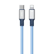 WK WDC-17 PD 20W USB-C/Type-C to 8 Pin Silicone Data Cable, Length: 1.2m(Blue) - free shipping - PMC TechLife - Order now!