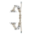 For Apple Watch SE 40mm Paracord Row Beads Drawstring Braided Watch Band(White) - Watch Bands by PMC TechLife | Online Shopping South Africa | PMC TechLife