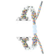 For Apple Watch Series 2 38mm Paracord Row Beads Drawstring Braided Watch Band(Rainbow) - free shipping - PMC TechLife - Order now!