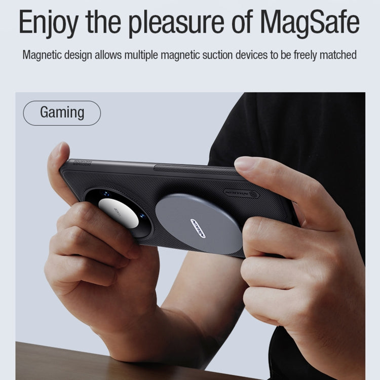 For Huawei Mate 60 NILLKIN Frosted Shield Pro Magnetic Magsafe Phone Case(Black)