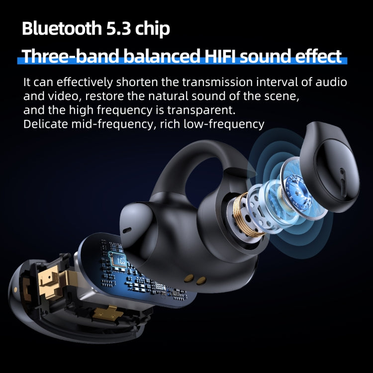ONIKUMA T306 Ear-mounted Wireless Bluetooth Earphone(Black)