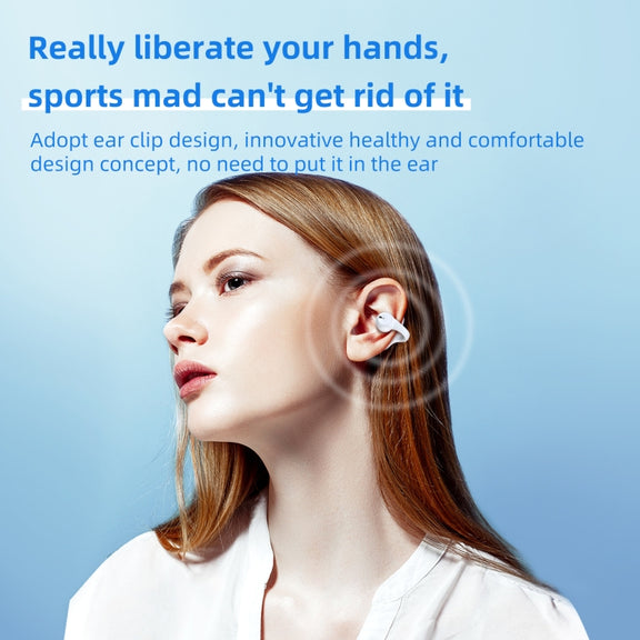 ONIKUMA T306 Ear-mounted Wireless Bluetooth Earphone(White)
