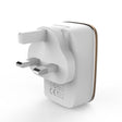 LDNIO A2204 2 in 1 12W Dual USB Interface Travel Charger Mobile Phone Charger with 8 Pin Data Cable, UK Plug - free shipping - PMC TechLife - Order now!