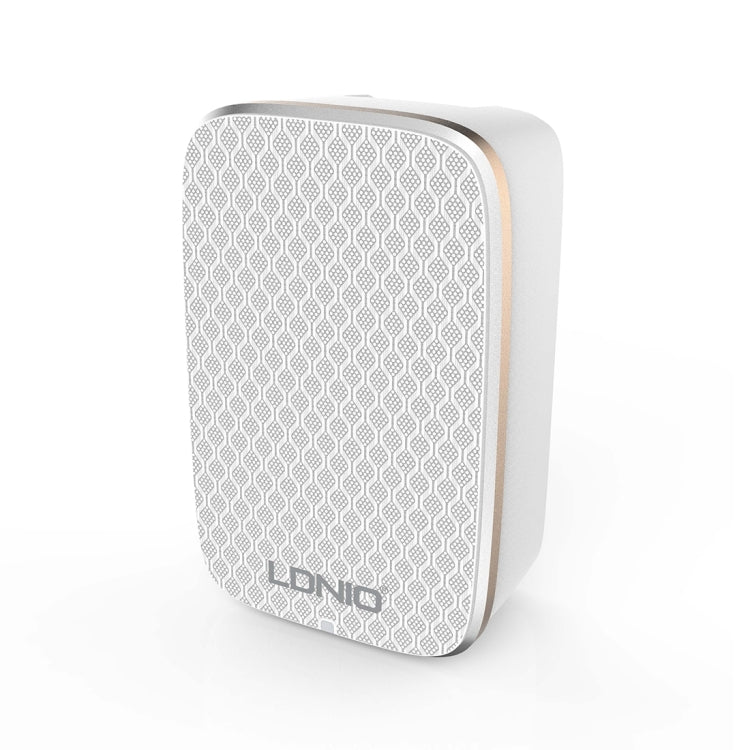 LDNIO A2204 2 in 1 12W Dual USB Interface Travel Charger Mobile Phone Charger with Micro USB Data Cable, EU Plug