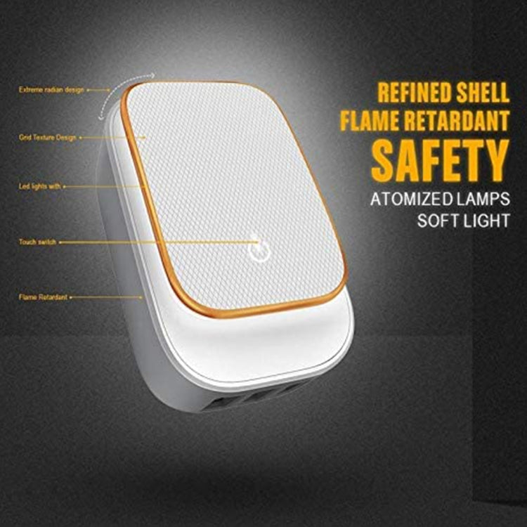 LDNIO A3305 3.4A 3 USB Interfaces Travel Charger Mobile Phone Charger, Support Touch LED Night Light, with Micro USB Data  Cable, EU Plug