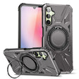 For Samsung Galaxy A54 5G MagSafe Magnetic Shockproof Phone Case with Ring Holder(Dark Grey) - Galaxy Phone Cases by PMC TechLife | Online Shopping South Africa | PMC TechLife