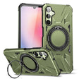 For Samsung Galaxy A54 5G MagSafe Magnetic Shockproof Phone Case with Ring Holder(Dark Green) - Galaxy Phone Cases by PMC TechLife | Online Shopping South Africa | PMC TechLife