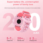 HT19 1.2 inch Round Screen IP68 Children Smart Watch, Support Sleep Monitoring(White)