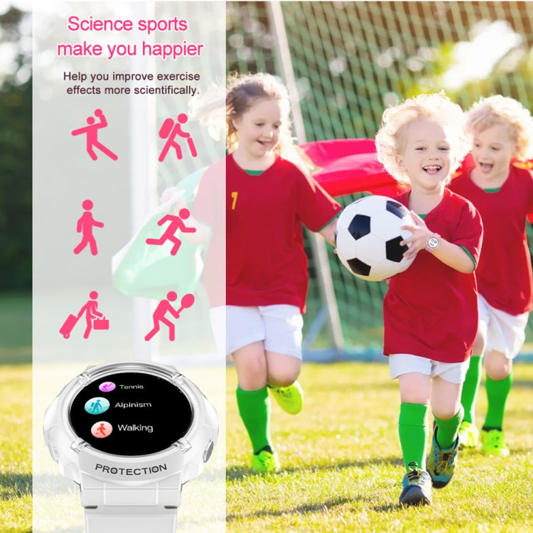HT19 1.2 inch Round Screen IP68 Children Smart Watch, Support Sleep Monitoring(Pink)