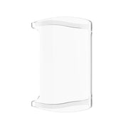 For Fitbit Charge 6 / 5 Full Coverage TPU Electroplated Watch Protective Case(Transparent White)
