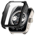 For OPPO Watch 4 Pro PC + Tempered Film Integrated Watch Protective Case(Black) -  by PMC TechLife | Online Shopping South Africa | PMC TechLife