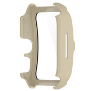 For OPPO Watch 4 Pro PC + Tempered Film Integrated Watch Protective Case(Ivory White)