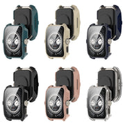 For OPPO Watch 4 Pro PC + Tempered Film Integrated Watch Protective Case(Pine Green)