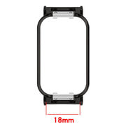 For Xiaomi Smart Band 8 Active / Redmi Band 2 Metal Frame Watch Protective Case(Silver)