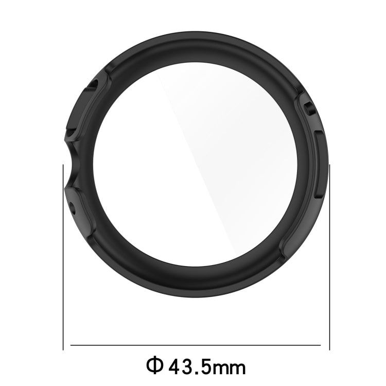 For Google Pixel Watch 2 PC + Tempered Film Integrated Watch Protective Case(Transparent White)