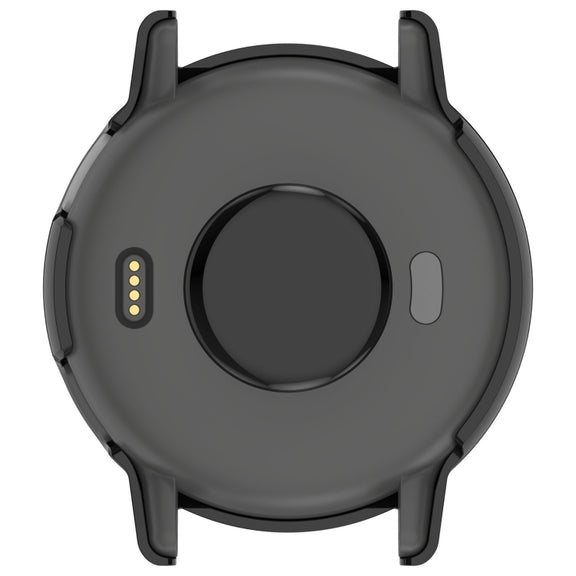 For Garmin vivoactive 5 / Active 5 PC + Tempered Film Integrated Watch Protective Case(Black)