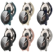 For Amazfit Balance A2286 PC + Tempered Film Integrated Watch Protective Case(Ivory White)
