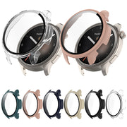 For Amazfit Balance A2286 PC + Tempered Film Integrated Watch Protective Case(Pink)
