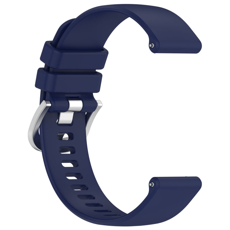 For Garmin vivoactive 5 / Active 5 20mm Silicone Watch Band(Dark Blue)