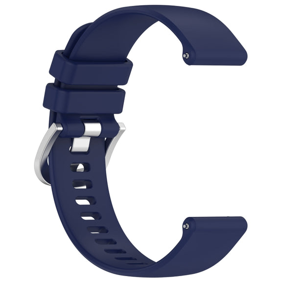 For Garmin vivoactive 5 / Active 5 20mm Silicone Watch Band(Dark Blue)