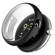 For Google Pixel Watch 2 Full Coverage TPU Electroplated Watch Protective Case(Black) - Watch Cases by PMC TechLife | Online Shopping South Africa | PMC TechLife