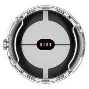 For Google Pixel Watch 2 Full Coverage TPU Electroplated Watch Protective Case(Transparent White)