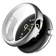 For Google Pixel Watch 2 Full Coverage TPU Electroplated Watch Protective Case(Silver) - Watch Cases by PMC TechLife | Online Shopping South Africa | PMC TechLife