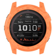 For Garmin Tactix 7 Amoled Armor Hollow TPU Watch Protective Case(Orange)