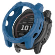 Compatible with Garmin Tactix 7 Amoled Armor Hollow TPU Watch Protective Case(Dark Blue) - free shipping - PMC TechLife - Order now!