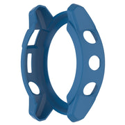 Compatible with Garmin Tactix 7 Amoled Armor Hollow TPU Watch Protective Case(Dark Blue)