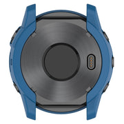 Compatible with Garmin Tactix 7 Amoled Armor Hollow TPU Watch Protective Case(Dark Blue)