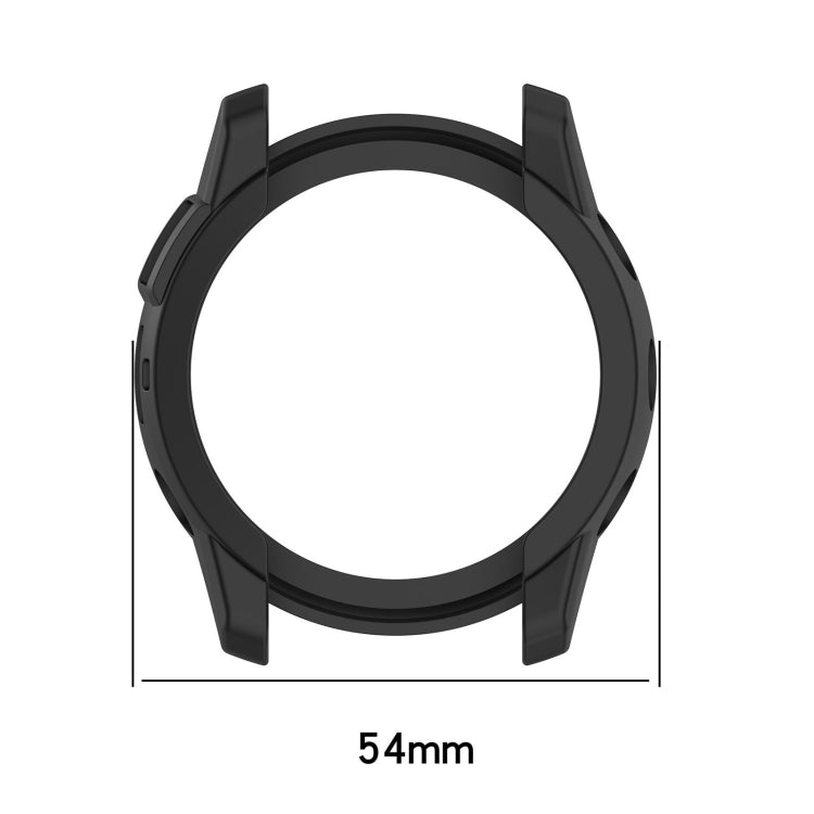 For Garmin Tactix 7 Amoled Armor Hollow TPU Watch Protective Case(Light Pink)