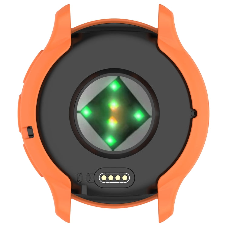 For Garmin Venu 3S Half Pack Hollow TPU Armor Watch Protective Case(Orange)