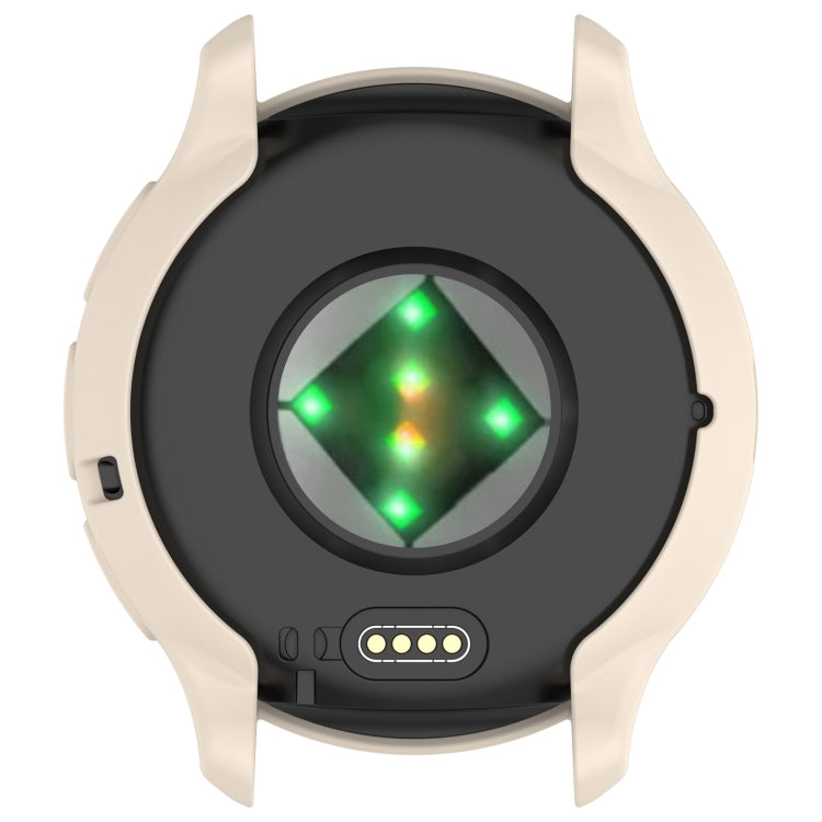 For Garmin Venu 3S Half Pack Hollow TPU Armor Watch Protective Case(Starlight Color)
