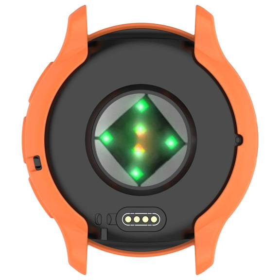 For Garmin Venu 3 Half Pack Hollow TPU Armor Watch Protective Case(Orange)