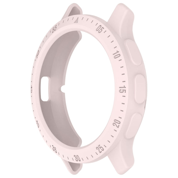 For Garmin Venu 3 Half Pack Hollow TPU Armor Watch Protective Case(Light Pink)