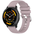 For Garmin Venu 3 Liquid Glossy Silver Buckle Silicone Watch Band(Purple) - Watch Bands by PMC TechLife | Online Shopping South Africa | PMC TechLife