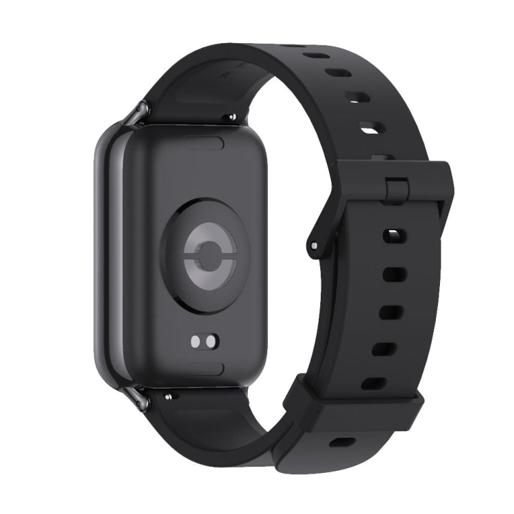 For Xiaomi Smart Band 9 Pro / 8 Pro Mijobs Silicone Breathable Watch Band(Black)