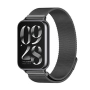 For Xiaomi Smart Band 9 Pro / 8 Pro Mijobs Milan Magnetic Stainless Steel Watch Band(Black)