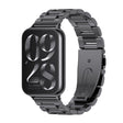 For Xiaomi Smart Band 9 Pro / 8 Pro Mijobs Three Beads Stainless Steel Watch Band(Black) - Watch Bands by MIJOBS | Online Shopping South Africa | PMC TechLife | Buy Now Pay Later Mobicred