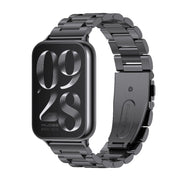 For Xiaomi Smart Band 9 Pro / 8 Pro Mijobs Three Beads Stainless Steel Watch Band(Black)