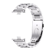 For Xiaomi Smart Band 9 Pro / 8 Pro Mijobs Three Beads Stainless Steel Watch Band(Silver)